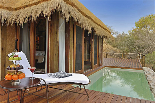 Private plunge pool  Deck Private Zindoga Villa Camp Jabulani Big 5 Kapama Private Game Reserve Greater Kruger South Africa