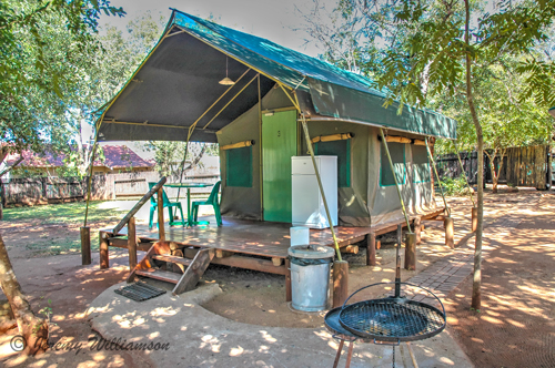 Crocodile Bridge Rest Camp Self-catering 2 bed Safari Tents Kruger National Park South Africa Big Five Safari